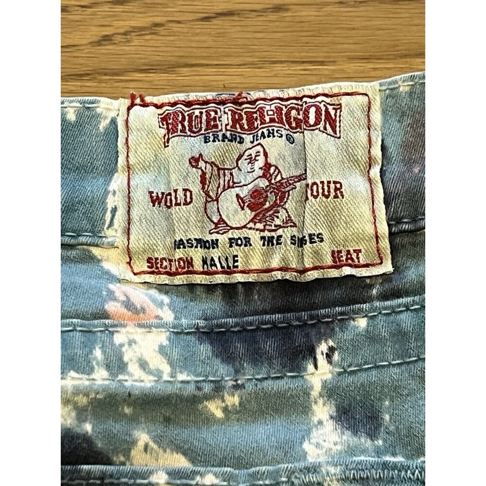 True Religion Halie Tie Dye Jeans Mens? Size 31 Modern Designer Preppy‎ Party - Picture 12 of 16